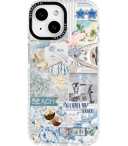Amazon.com: XUNQIAN Compatible for iPhone 14 Case, Coastal Beach